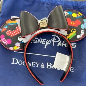 Dooney & Bourke Colorful Mickey Ears Headband NWT
